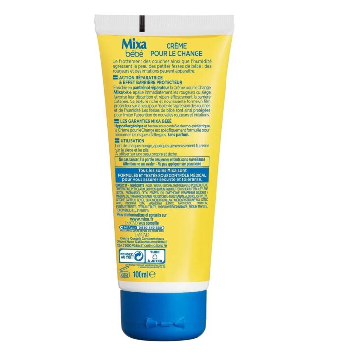 ⁦Mixa Crème pour le Change 100 ml⁩ - الصورة ⁦2⁩