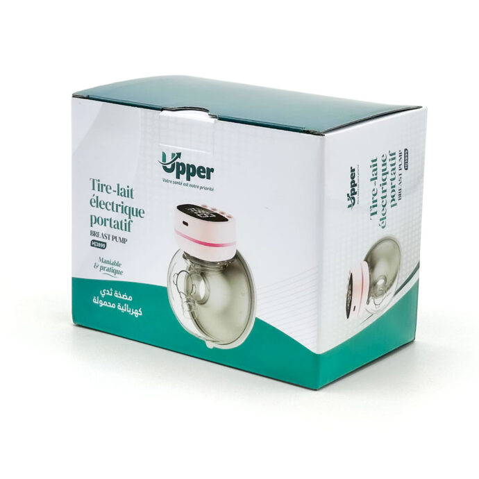 ⁦Upper Tire-Lait Électrique Main Libre 200ml – مضخة حليب محمولة⁩ - الصورة ⁦5⁩